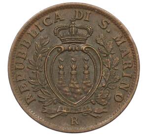 5 чентезимо 1935 года Сан-Марино — Фото №2
