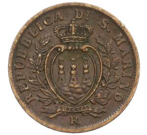 5 чентезимо 1935 года Сан-Марино — Фото №2