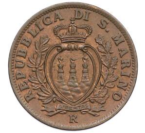 5 чентезимо 1936 года Сан-Марино — Фото №2