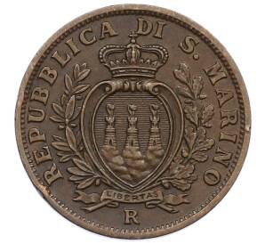 5 чентезимо 1936 года Сан-Марино — Фото №2