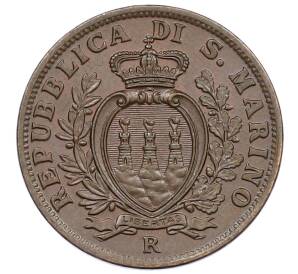 5 чентезимо 1936 года Сан-Марино — Фото №2