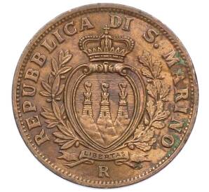 5 чентезимо 1938 года Сан-Марино — Фото №2