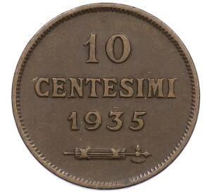 10 чентезимо 1935 года Сан-Марино — Фото №1