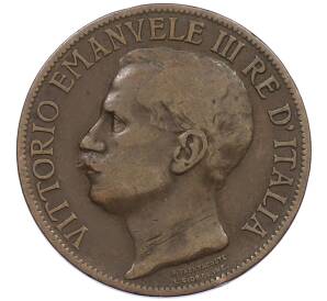 10 чентезимо 1911 года Италия «50 лет Королевству» — Фото №2