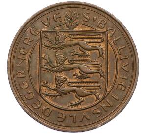 8 дублей 1956 года Гернси — Фото №2