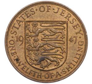 1/12 шиллинга 1947 года Джерси — Фото №1
