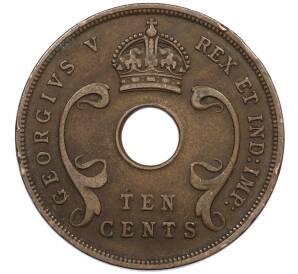 10 центов 1934 года Британская Восточная Африка — Фото №2