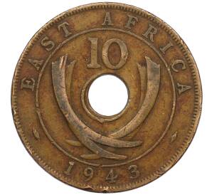 10 центов 1943 года SA Британская Восточная Африка — Фото №1
