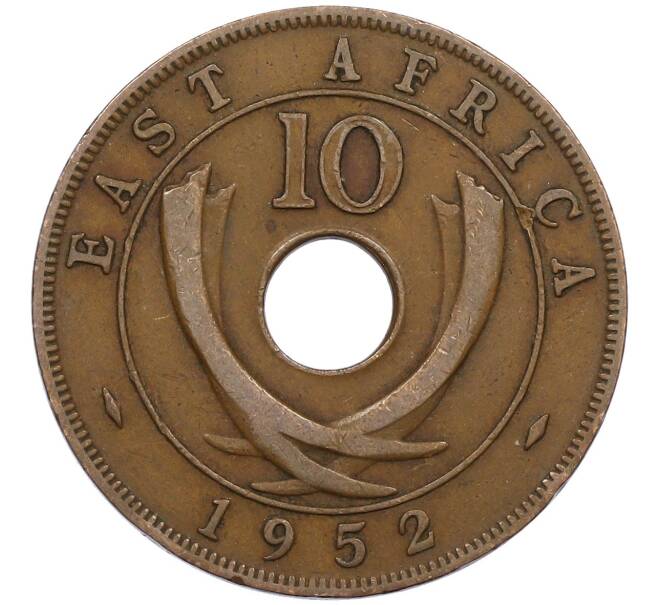 Монета 10 центов 1952 года Британская Восточная Африка (Артикул: M2-85787) — Фото №1