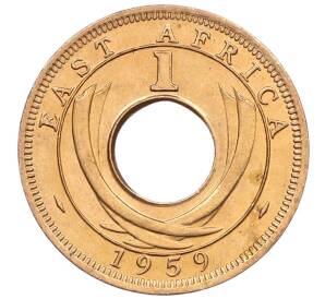 1 цент 1959 года KN Британская Восточная Африка — Фото №1