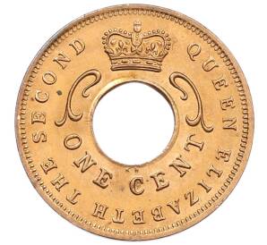 1 цент 1959 года KN Британская Восточная Африка — Фото №2