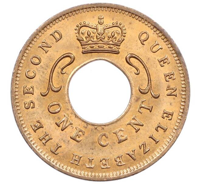 Монета 1 цент 1959 года KN Британская Восточная Африка (Артикул: M2-85793) — Фото №2