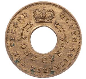 1 цент 1959 года Н Британская Восточная Африка — Фото №2