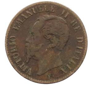 1 чентезимо 1861 года М Италия — Фото №2