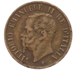 1 чентезимо 1867 года М Италия
