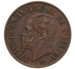 1 чентезимо 1867 года М Италия