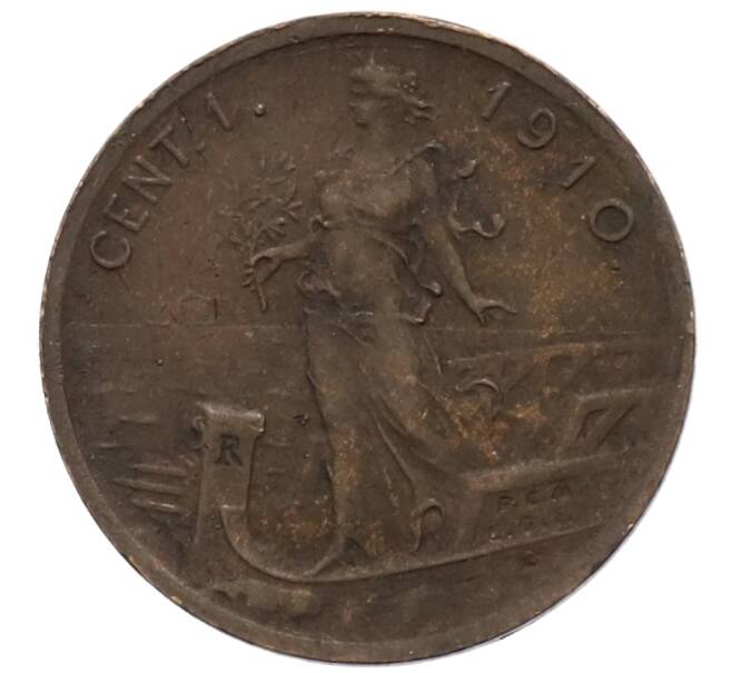 Монета 1 чентезимо 1910 года Италия (Артикул: M2-85843) — Фото №1