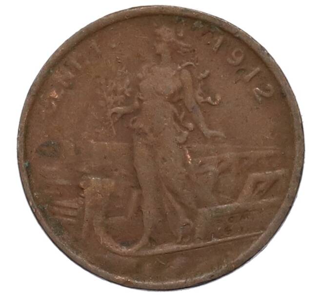 Монета 1 чентезимо 1912 года Италия (Артикул: M2-85847) — Фото №1