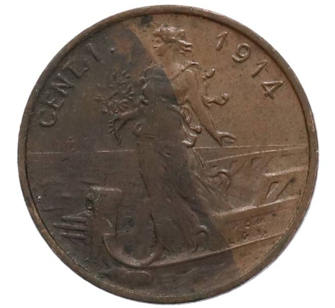 Монета 1 чентезимо 1914 года Италия (Артикул: M2-85854) — Фото №1