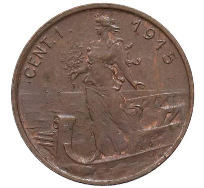 Монета 1 чентезимо 1915 года Италия (Артикул: M2-85863) — Фото №1