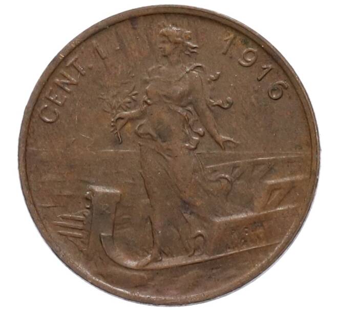 Монета 1 чентезимо 1916 года Италия (Артикул: M2-85870) — Фото №1