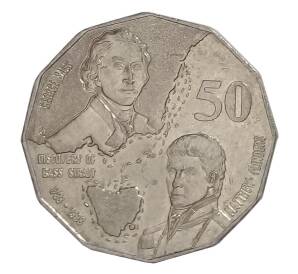 50 центов 1998 года Австралия — 200 лет путешествию Джорджа Басса и Мэтью Флиндерса — Фото №1