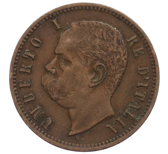 Монета 2 чентезимо 1900 года Италия (Артикул: M2-86087) — Фото №2