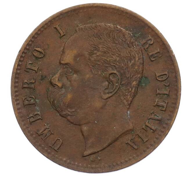 Монета 2 чентезимо 1900 года Италия (Артикул: M2-86088) — Фото №2