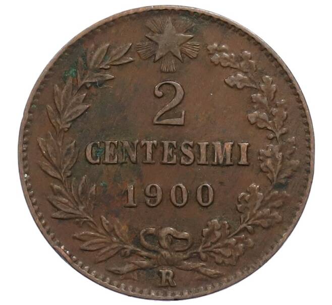 Монета 2 чентезимо 1900 года Италия (Артикул: M2-86089) — Фото №1