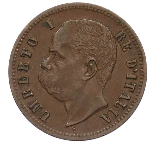 Монета 2 чентезимо 1900 года Италия (Артикул: M2-86089) — Фото №2