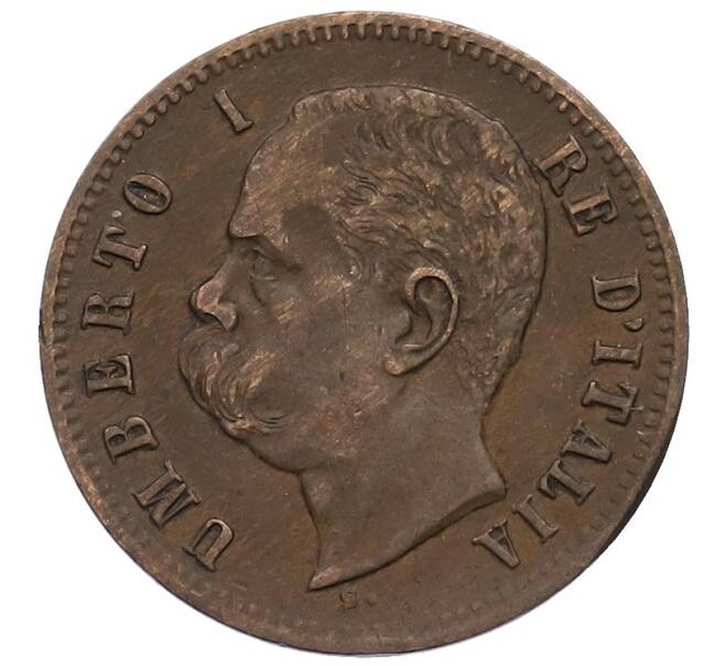 Монета 2 чентезимо 1900 года Италия (Артикул: M2-86091) — Фото №2