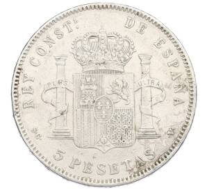5 песет 1898 года Испания — Фото №2