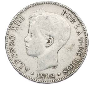 5 песет 1898 года Испания — Фото №1