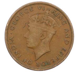 1 цент 1945 года Британский Гондурас