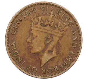 1 цент 1947 года Британский Гондурас — Фото №2