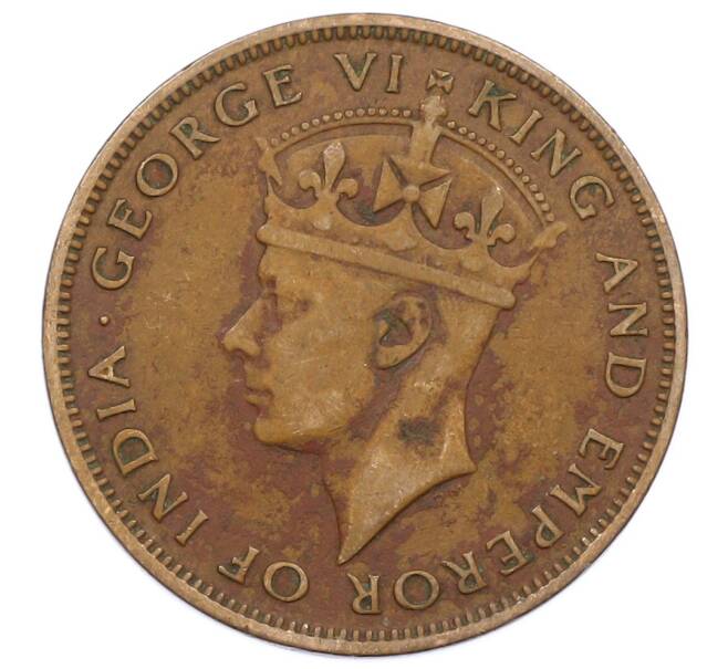 Монета 1 цент 1947 года Британский Гондурас (Артикул: M2-85992) — Фото №2