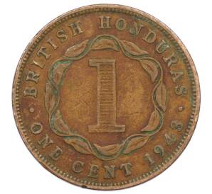 1 цент 1943 года Британский Гондурас — Фото №1