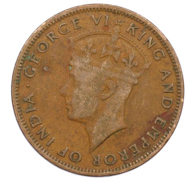 Монета 1 цент 1943 года Британский Гондурас (Артикул: M2-85995) — Фото №2