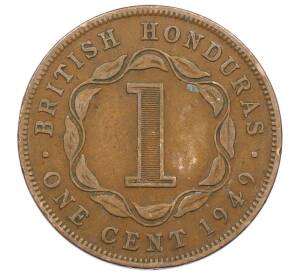 1 цент 1949 года Британский Гондурас — Фото №1