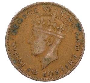 1 цент 1947 года Британский Гондурас — Фото №2