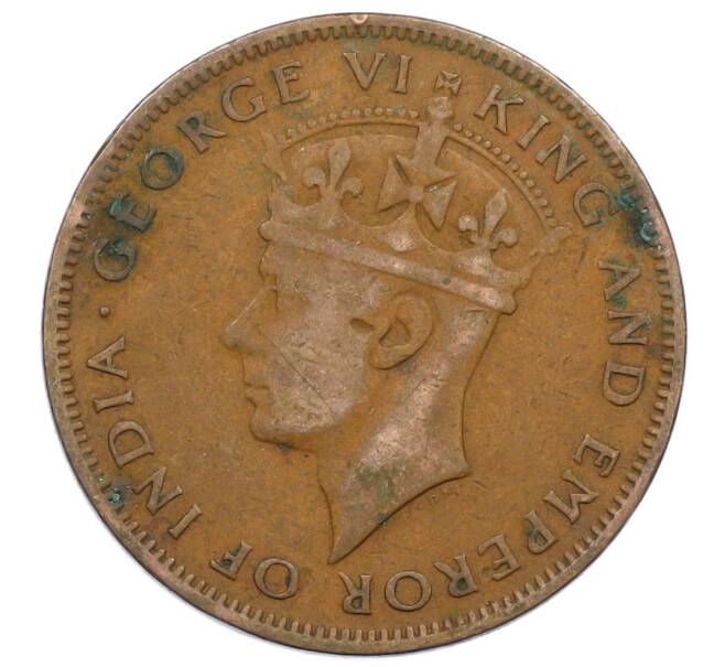 Монета 1 цент 1947 года Британский Гондурас (Артикул: M2-85997) — Фото №2