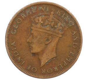 1 цент 1947 года Британский Гондурас — Фото №2