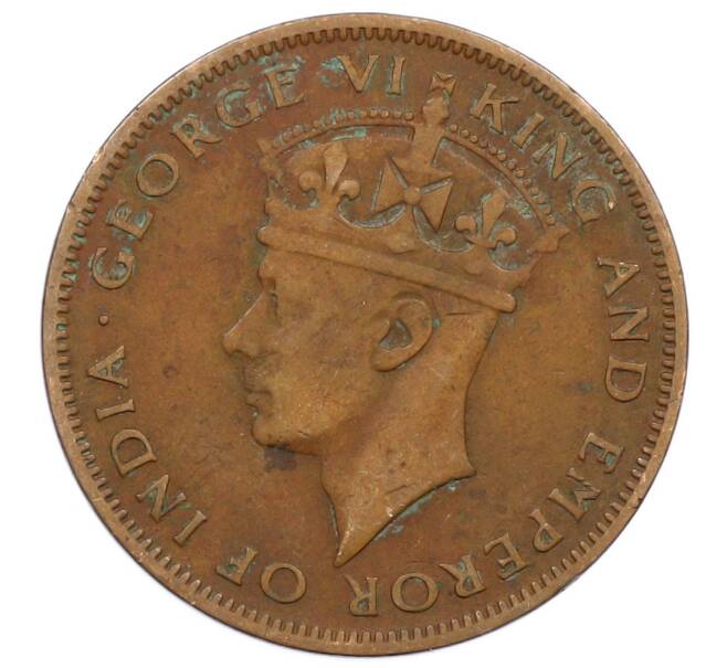 Монета 1 цент 1947 года Британский Гондурас (Артикул: M2-85998) — Фото №2