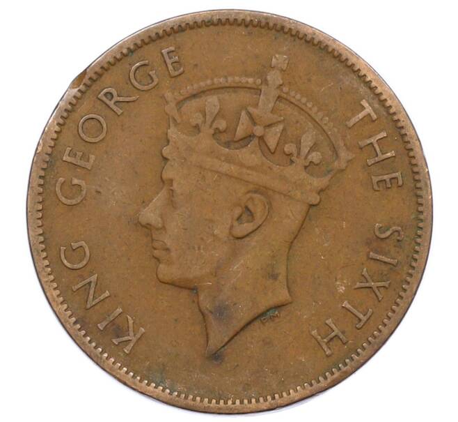 Монета 1 цент 1949 года Британский Гондурас (Артикул: M2-86003) — Фото №2