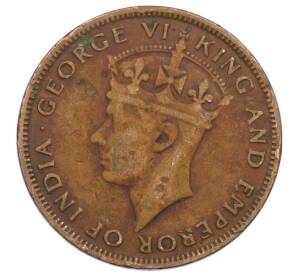 1 цент 1945 года Британский Гондурас