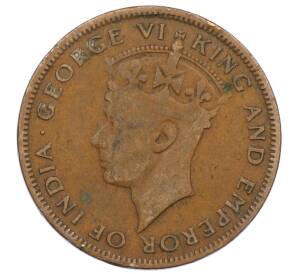 1 цент 1942 года Британский Гондурас — Фото №2