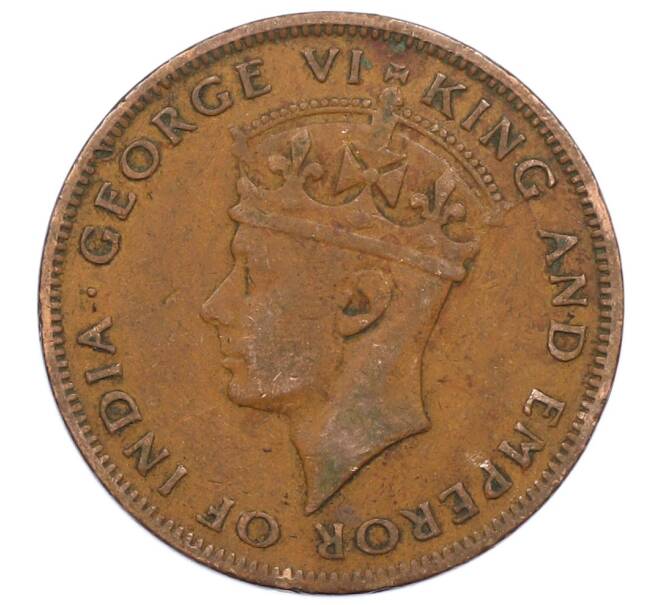 Монета 1 цент 1944 года Британский Гондурас (Артикул: M2-86007) — Фото №2