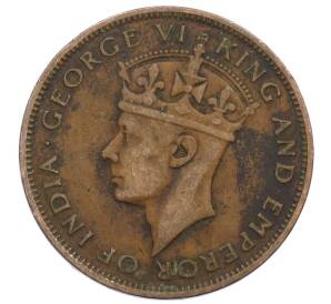 1 цент 1947 года Британский Гондурас — Фото №2