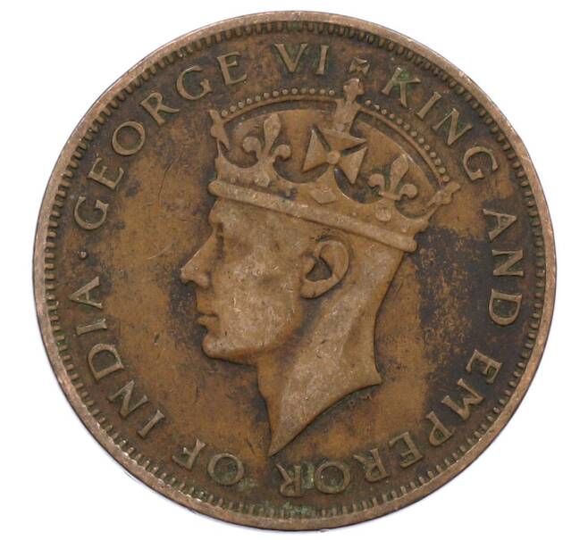 Монета 1 цент 1947 года Британский Гондурас (Артикул: M2-86008) — Фото №2