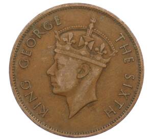 1 цент 1949 года Британский Гондурас — Фото №2